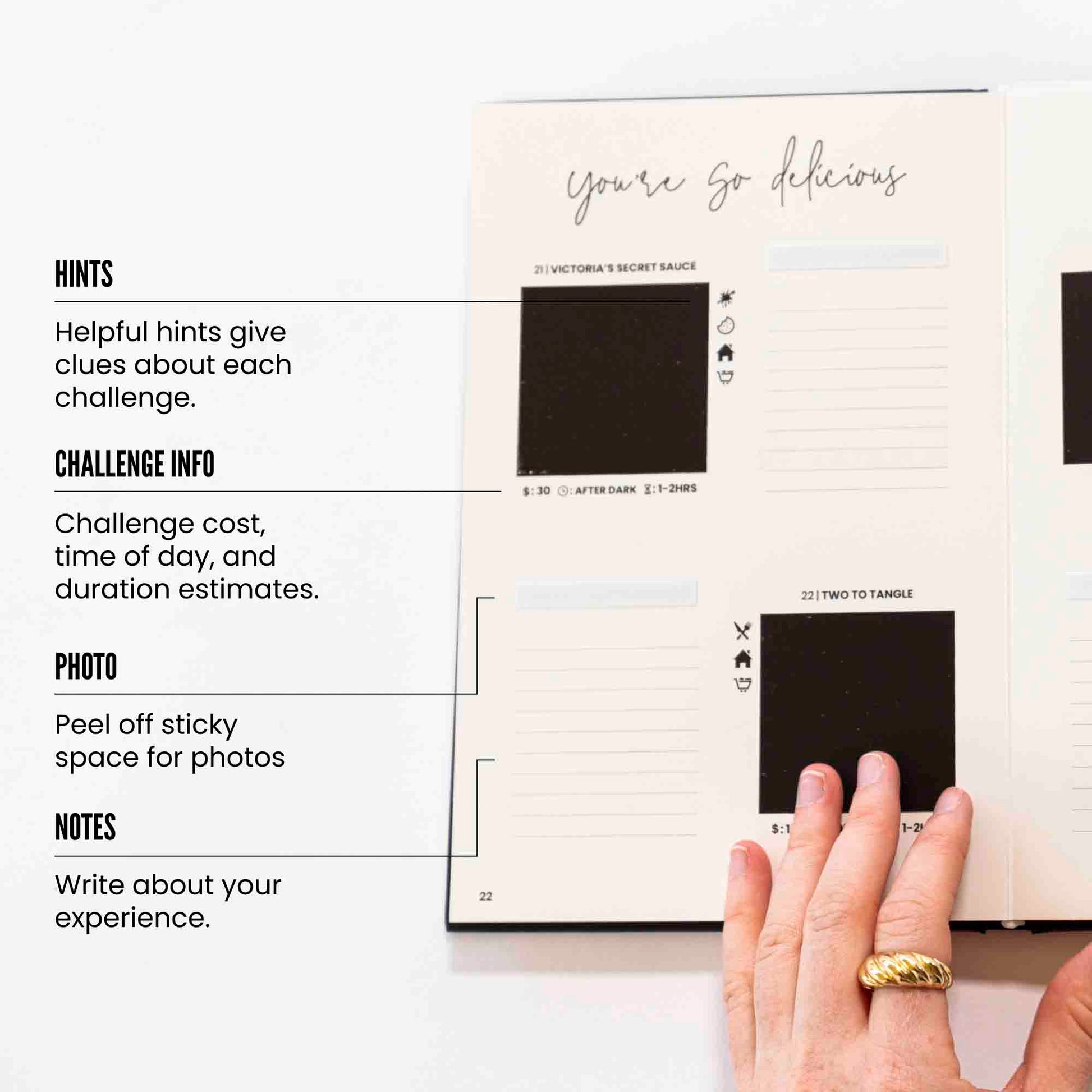 Ensemble d'appareils photo "Naughty & Nice"