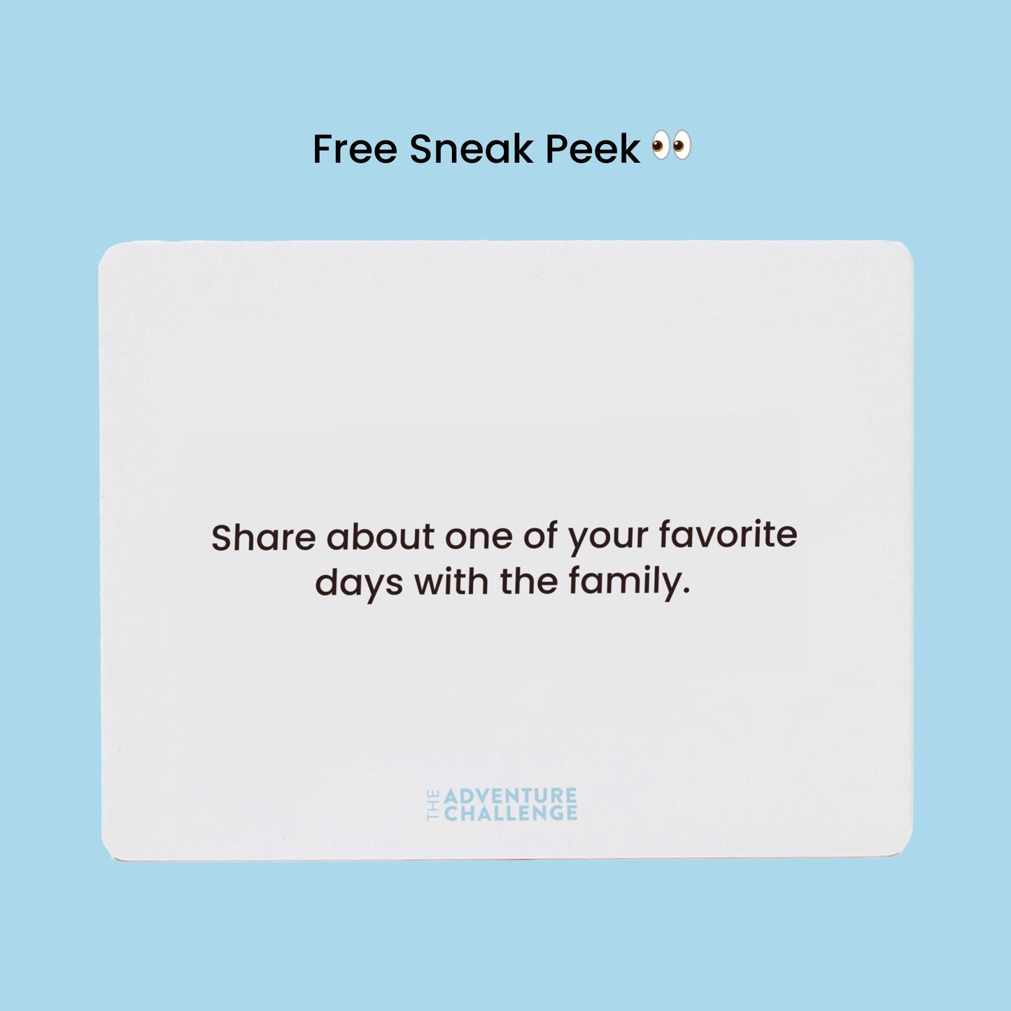 Cartes de connexion | Édition familiale