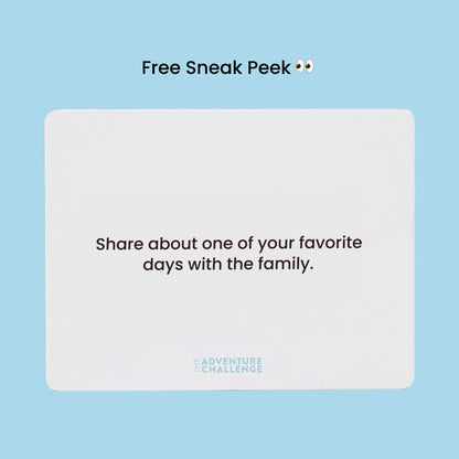 Cartes de connexion | Édition familiale