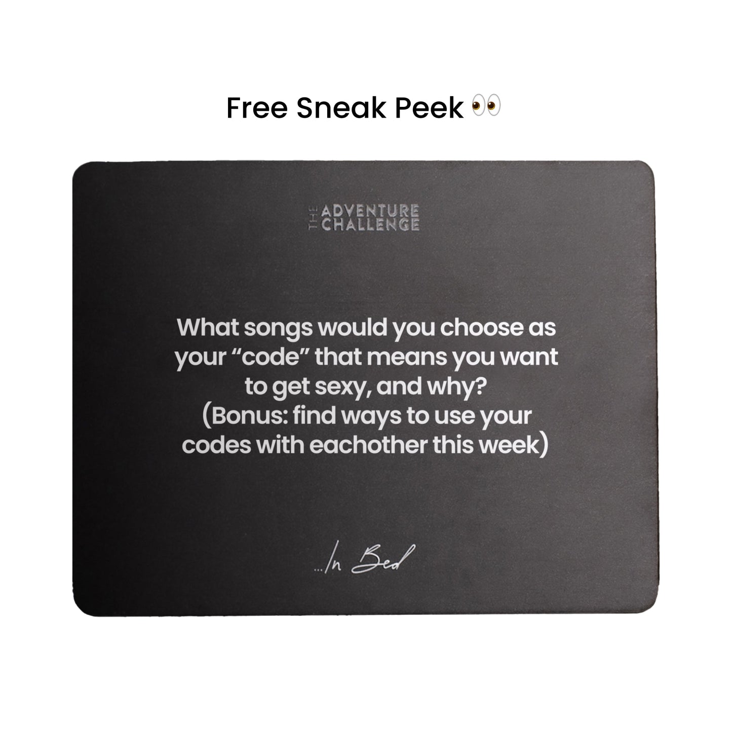 Cartes de Connexion | ...Édition "In Bed"