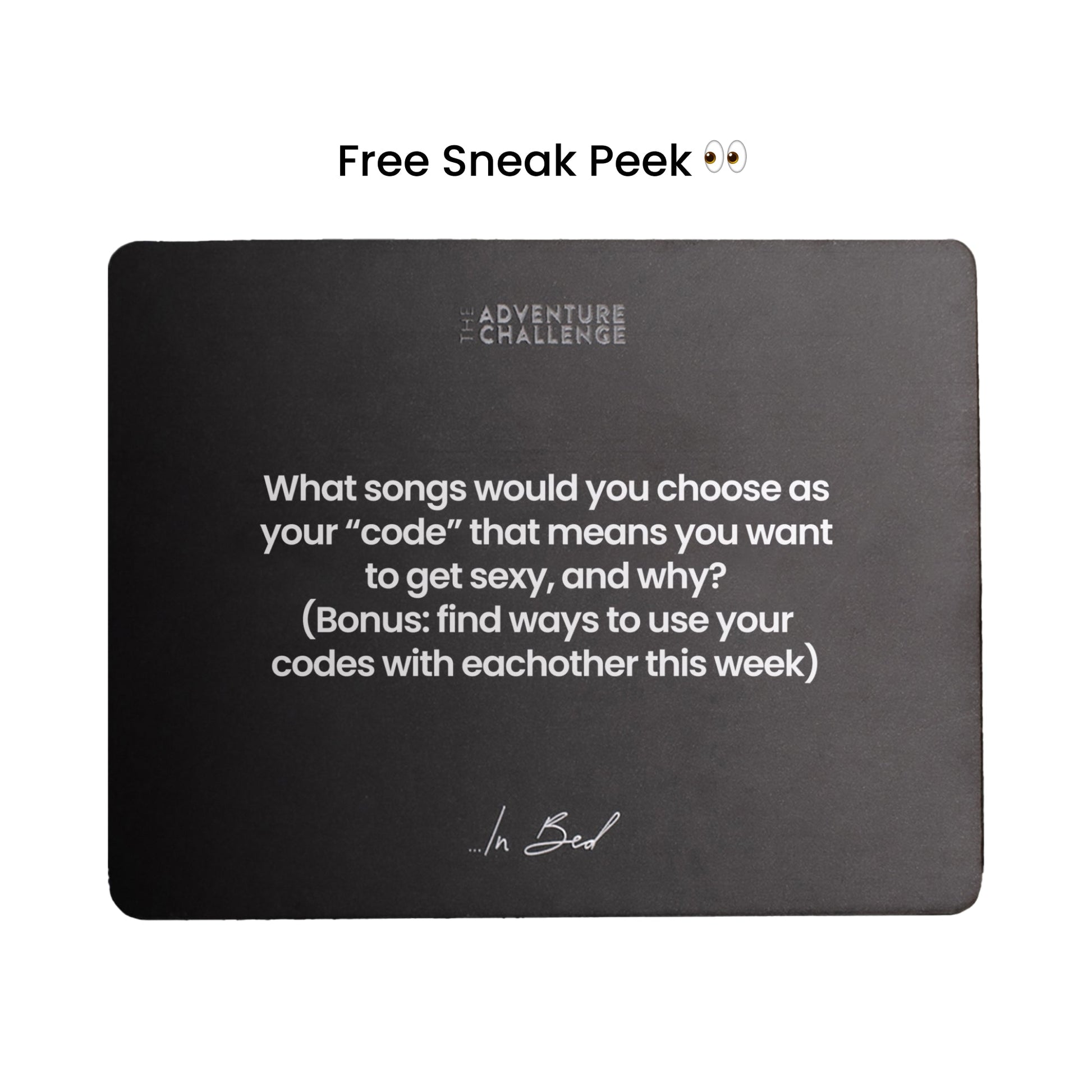 Cartes de Connexion | ...Édition "In Bed"